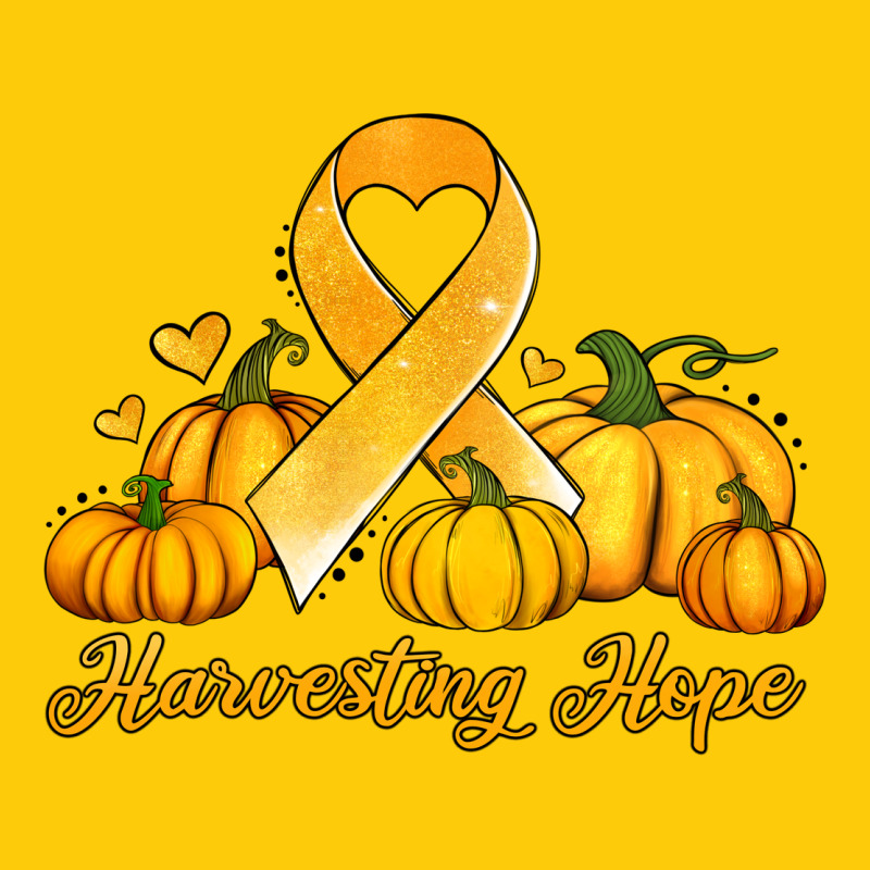 Childhood Cancer Awareness Month Harvesting Hope Premium Hoodie by Jasminsmagicworld | Teevron