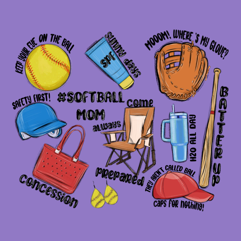 Softball Mom Urban Hoodie by MaliasSmallBusiness | Teevron