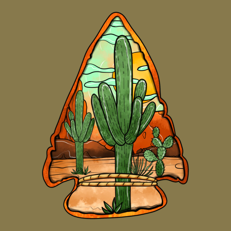 Desert Cactus Arrowhead Premium Hoodie by Jasminsmagicworld | Teevron