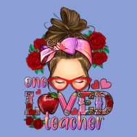 One Loved Teacher Messy Bun Long Sleeve Tee | Teevron