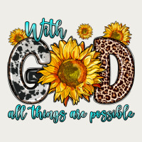 With God All Things Are Possible Sunflower Zipper Hoodie | Teevron