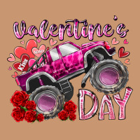 Valentines Day Monster Truck Heavyweight Hoodie | Teevron