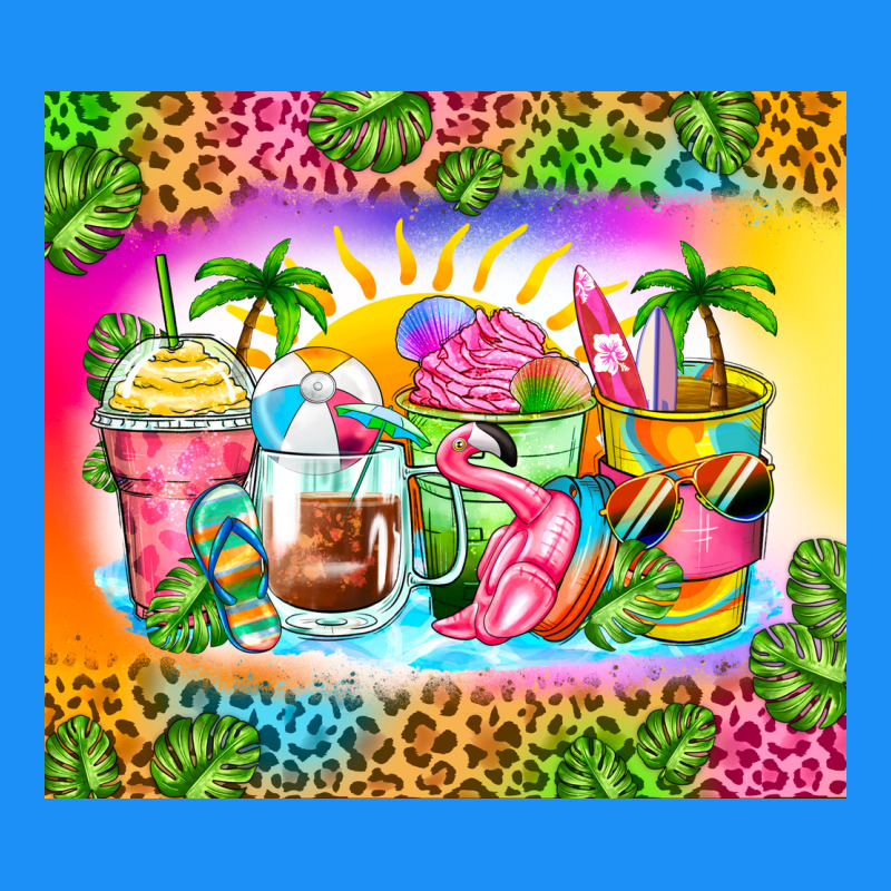 Summer Coffee Cups Classic Tee by Zillion Design Studio | Teevron