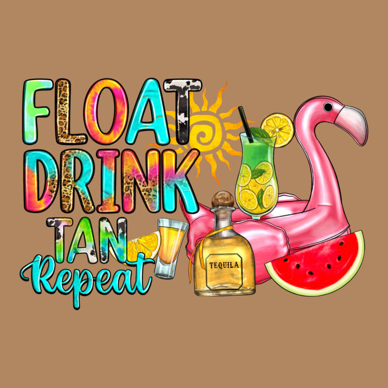 Float Drink Tan Repeat Long Sleeve Tee by RanaPortraitStore | Teevron