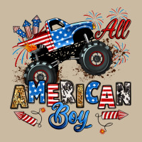 Fourth Of July Monster Truck All American Boy Long Sleeve Tee | Teevron