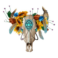 boho bull skull | Teevron