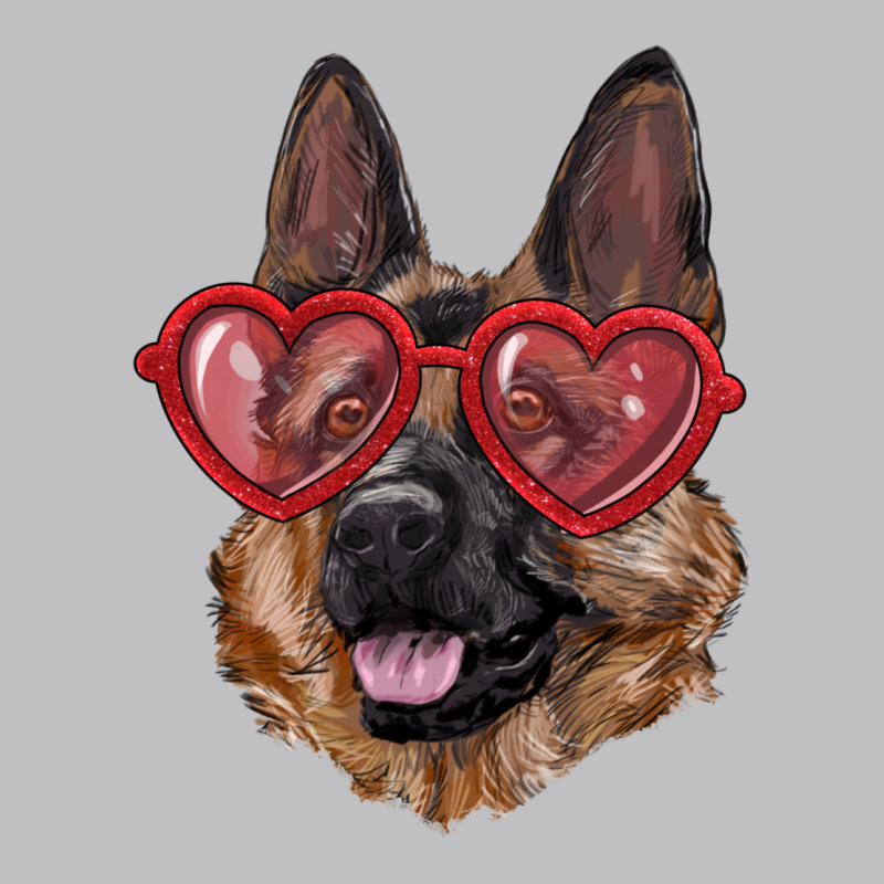 German Shepherd With Love Glasses Classic Tee by RanaPortraitStore | Teevron