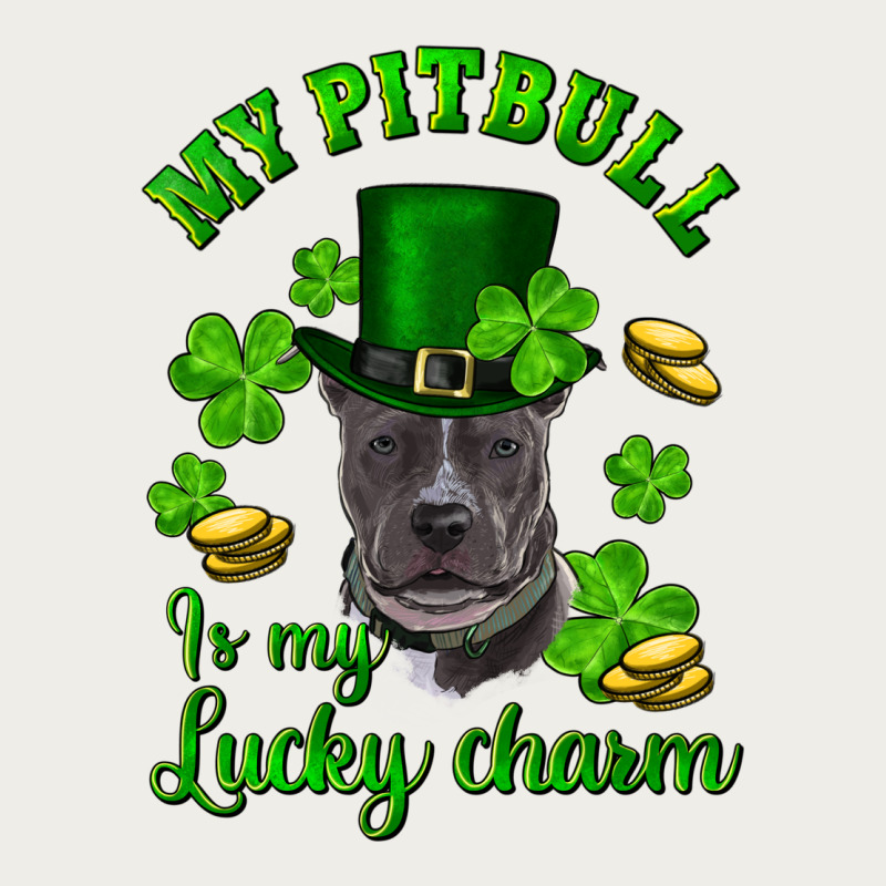 St Patricks Day My Pitbuli My Lucky Charm With Hat Zipper Hoodie by RanaPortraitStore | Teevron