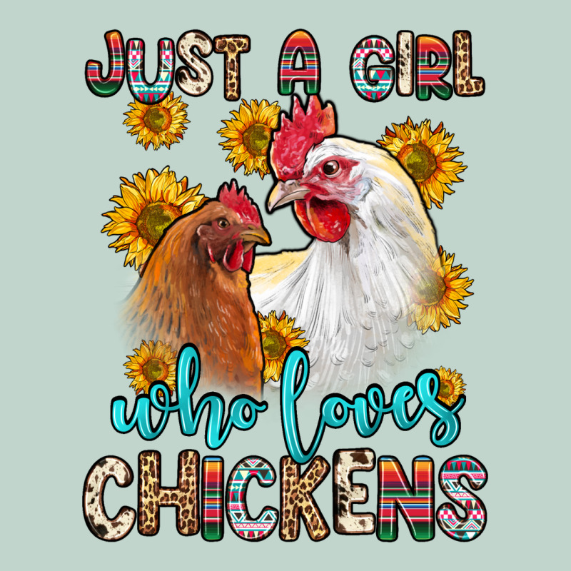 Just A Girl Who Loves Chickens Zipper Hoodie by Zillion Design Studio | Teevron