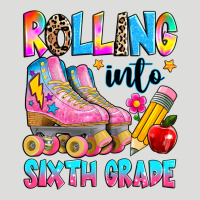 Rolling Into Sixth Grade Zipper Hoodie | Teevron