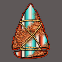 Turquoise Serape Tooled Leather Arrowhead Premium Hoodie | Teevron
