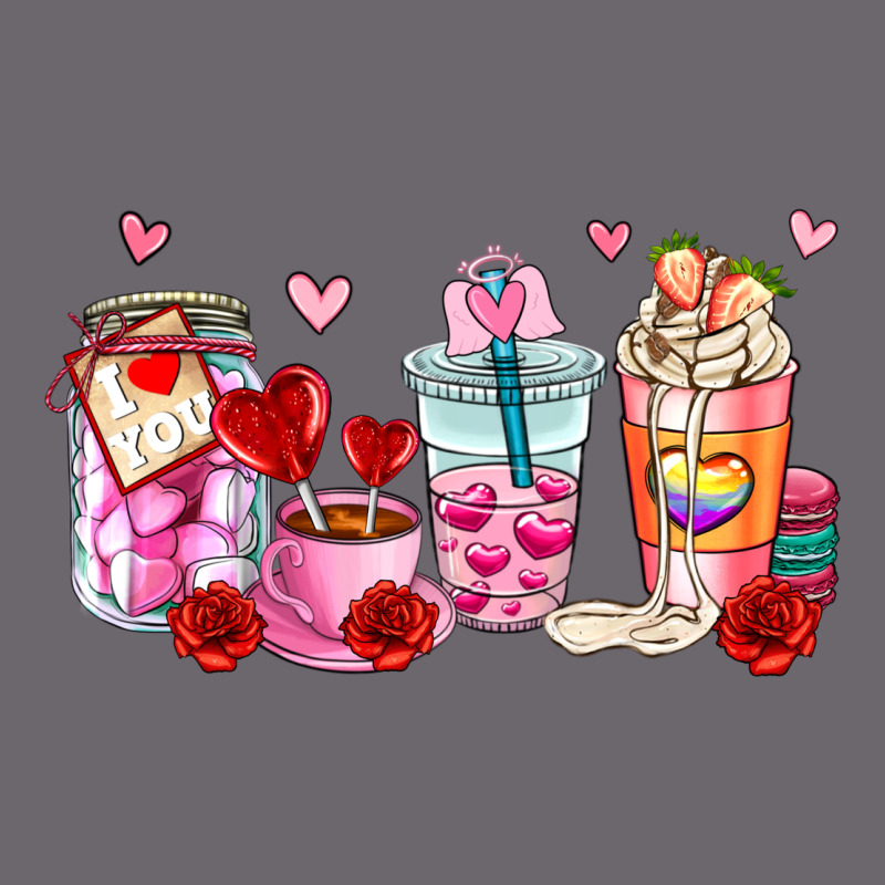 Valentines Day Coffee Cup Premium Sweatshirt by AdoDesignShop | Teevron