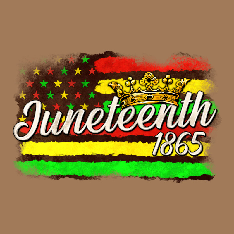 Juneteenth 1865 With Crown Flag Classic Tee by texasbilliewilder | Teevron