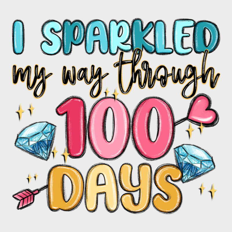 I Sparkled My Way Through 100 Days Urban Hoodie by MaliasSmallBusiness | Teevron