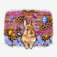 Easter Bunny Egg Leopard Background Urban Heavy Tee | Teevron