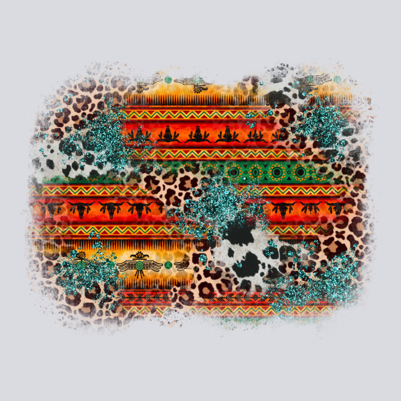 Leopard Aztec Background Zipper Hoodie by Zillion Design Studio | Teevron