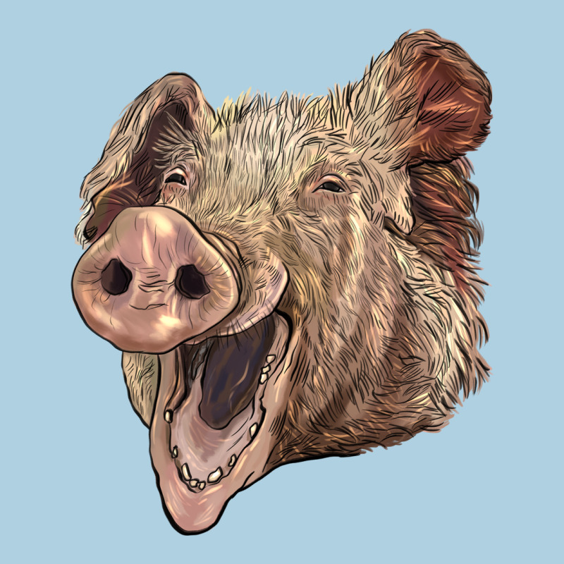 American Yorkshire Pig Face Premium Hoodie by LillyAllenDesigns | Teevron