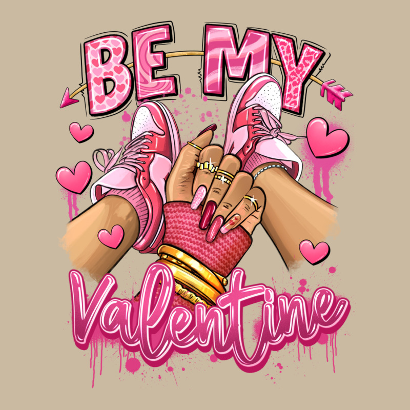 Be My Valentine Light Skinned Girl Sneakers Long Sleeve Tee by RanaPortraitStore | Teevron