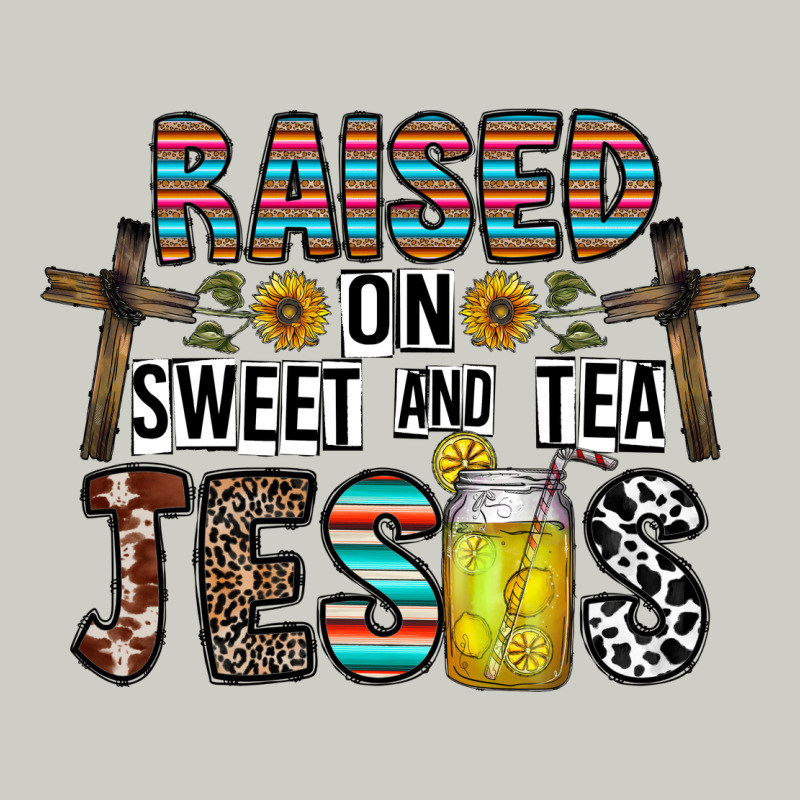 Raised On Sweet And Tea Jesus Heavyweight Hoodie by CowhideDigitalArt | Teevron