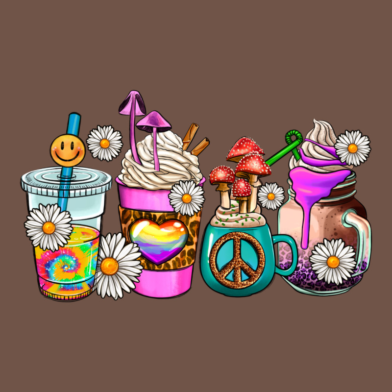 Hippie Coffee Cups Premium Sweatshirt by AdoDesignShop | Teevron