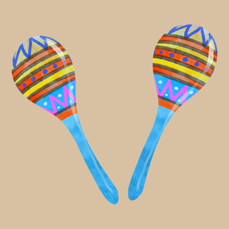 Blue Maracas Heavyweight Hoodie by FaDigitalArtStudio | Teevron
