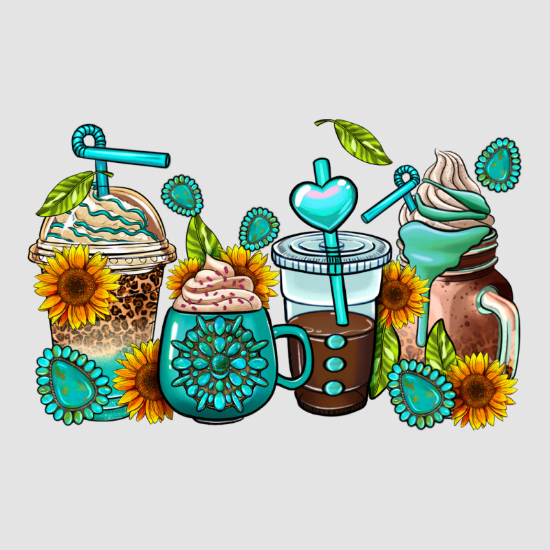 Gemstone Coffee Cups Premium Sweatshirt by AdoDesignShop | Teevron