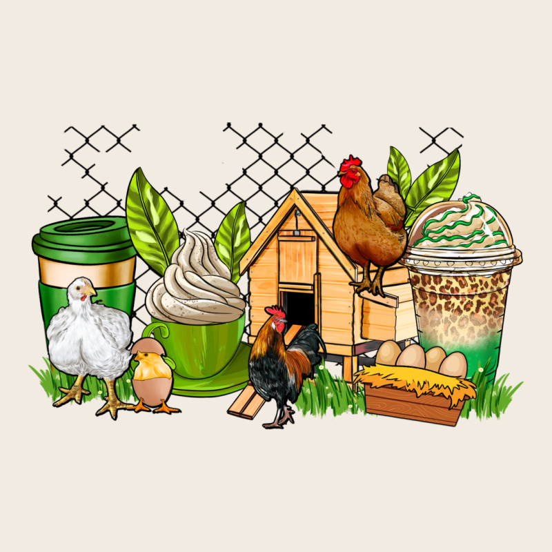 Chicken Coffee Cups Premium Sweatshirt by AdoDesignShop | Teevron