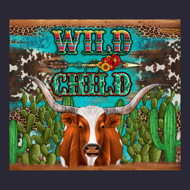 Whild Child Longhorn  Cactus Cowhide Vintage Tee by Artiststas | Teevron