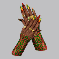 Juneteenth Nail Art With Afro Hand Classic Tee | Teevron