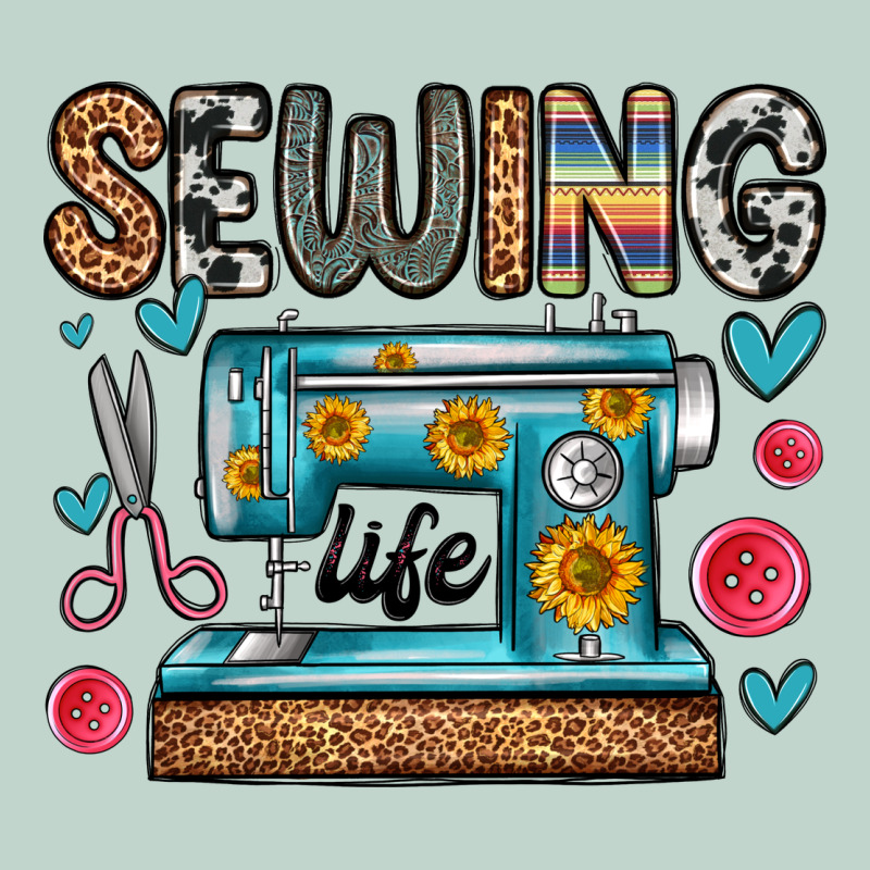 Sewing Life Zipper Hoodie by Zillion Design Studio | Teevron