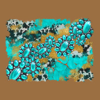 Gemstone Cowhide Glitter Background Vintage Tee | Teevron