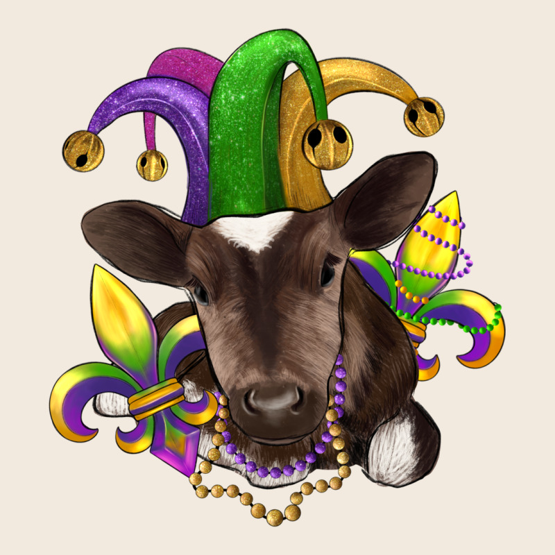 Mardi Gras Baby Cow Zipper Hoodie by RanaPortraitStore | Teevron