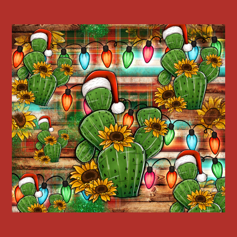 Feliz Navidad Merry Christmas Cactus Tumbler Premium Hoodie by Jasminsmagicworld | Teevron