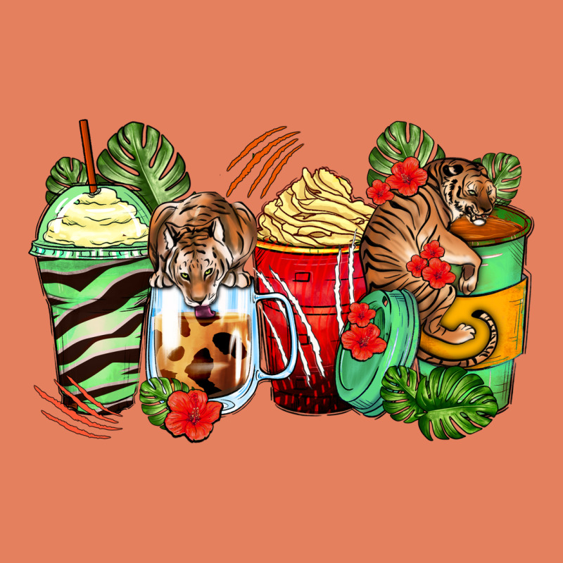 Tiger Coffee Cups Classic Tee by Zillion Design Studio | Teevron