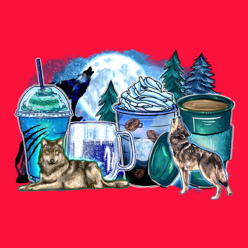 Wolf Coffee Cups Classic Tee by Zillion Design Studio | Teevron