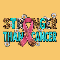 Stronger Than Cancer With Cancer Ribbon Vintage Hoodie | Teevron