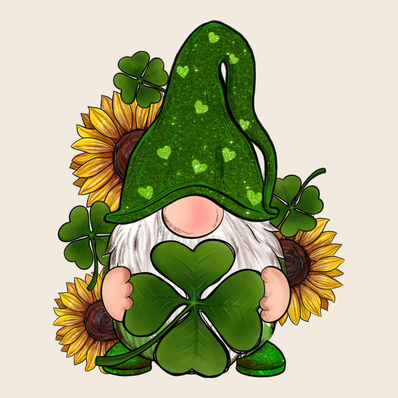 St Patricks Day Shamrock Gnomes  Sunflowers Zipper Hoodie by RanaPortraitStore | Teevron