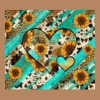 Leopard Sunflower Hearts Long Sleeve Tee | Teevron