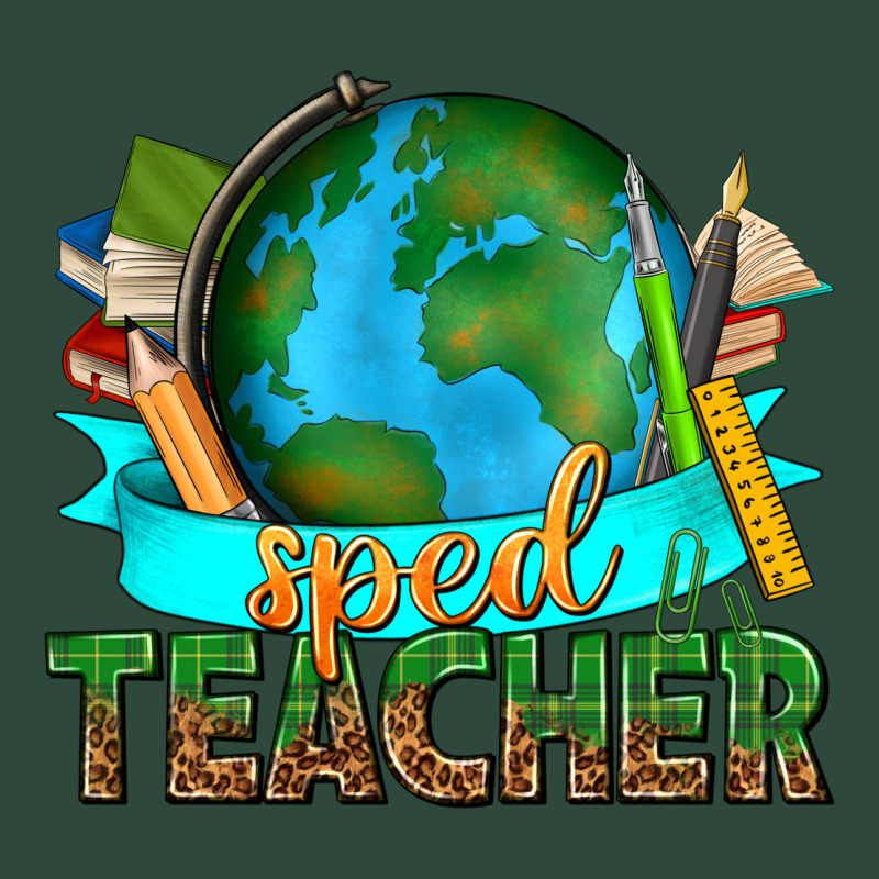Sped Teacher With Earth Globe Zipper Hoodie by texasbilliewilder | Teevron