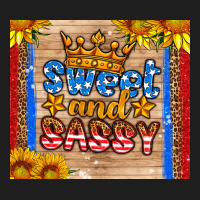 Usa Flag Sweet And Sassy Heavyweight Hoodie | Teevron