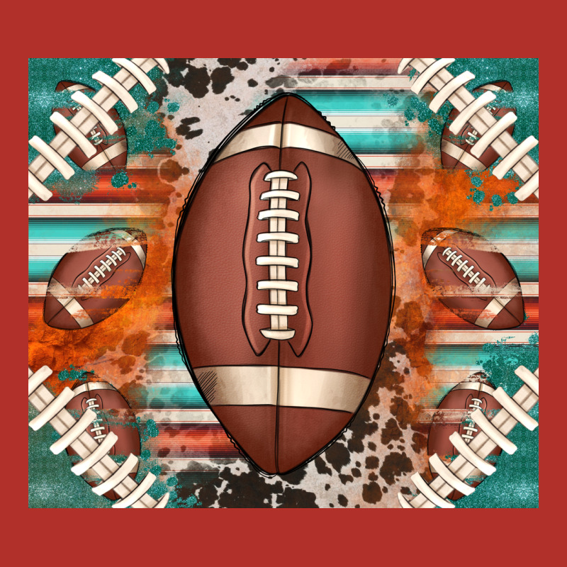 American Football Serape Glittertumbler Premium Hoodie by Jasminsmagicworld | Teevron