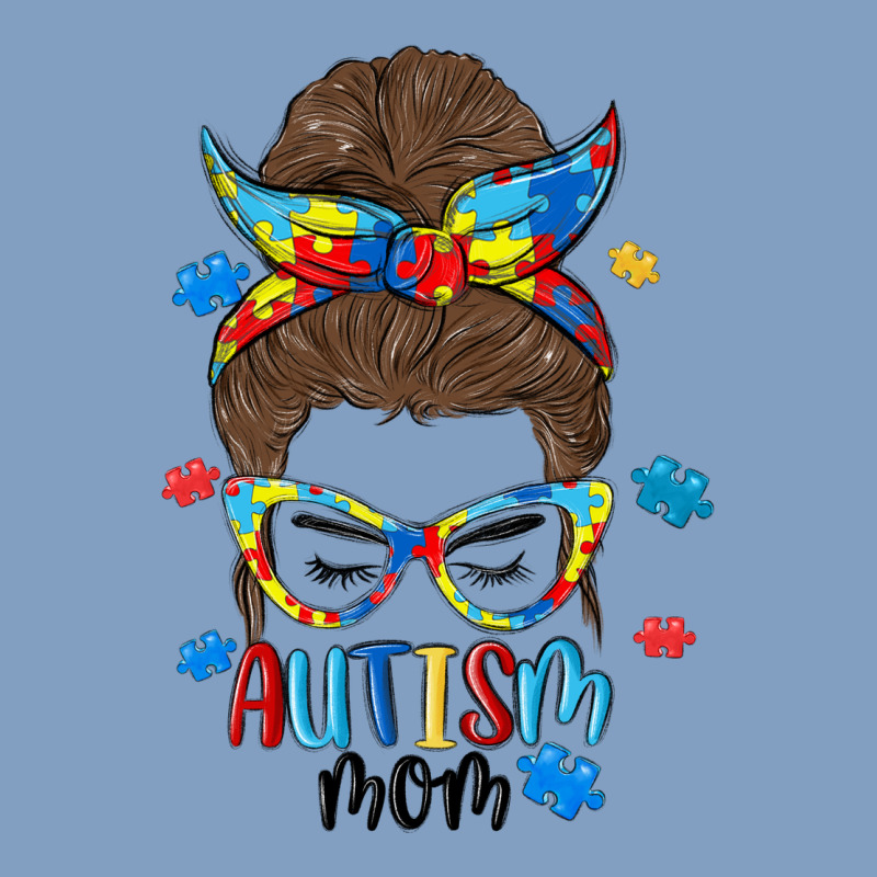 Messy Bun Autism Mom Urban Hoodie by MaliasSmallBusiness | Teevron