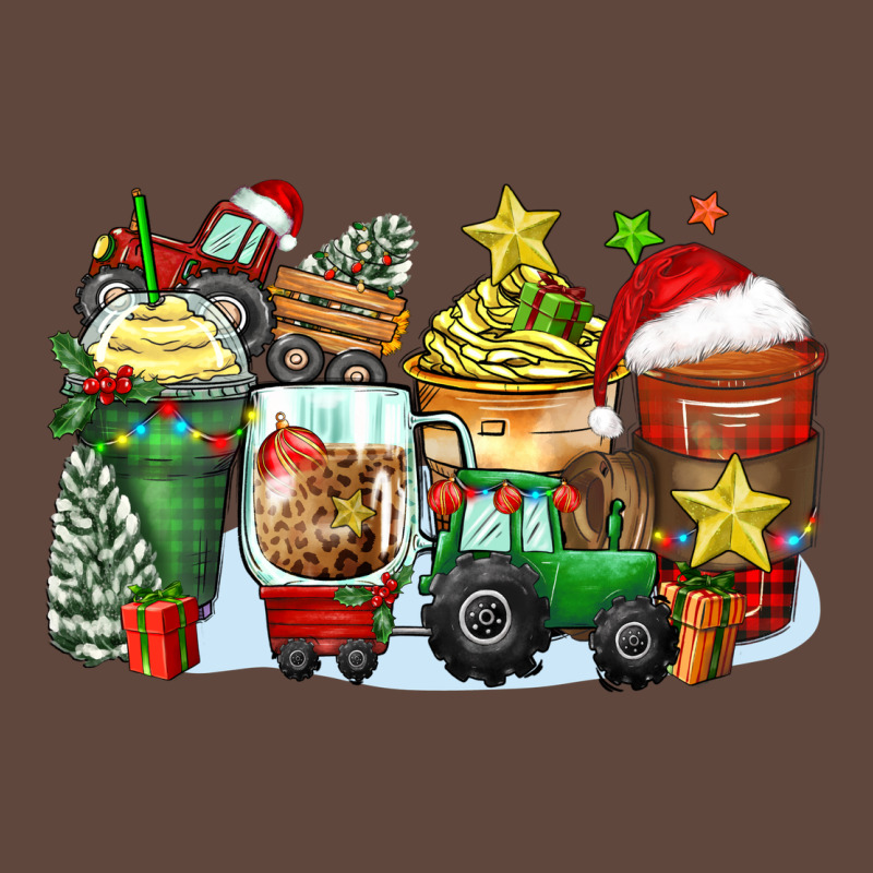 Christmas Tractor Coffee Cups Classic Tee by Zillion Design Studio | Teevron