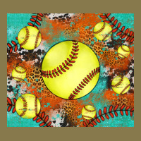 Softball Cowhide Turquoise Glitter Tumbler Premium Hoodie | Teevron