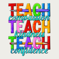 Teach Compassion Teach Kindness Teach Confidence Zipper Hoodie | Teevron