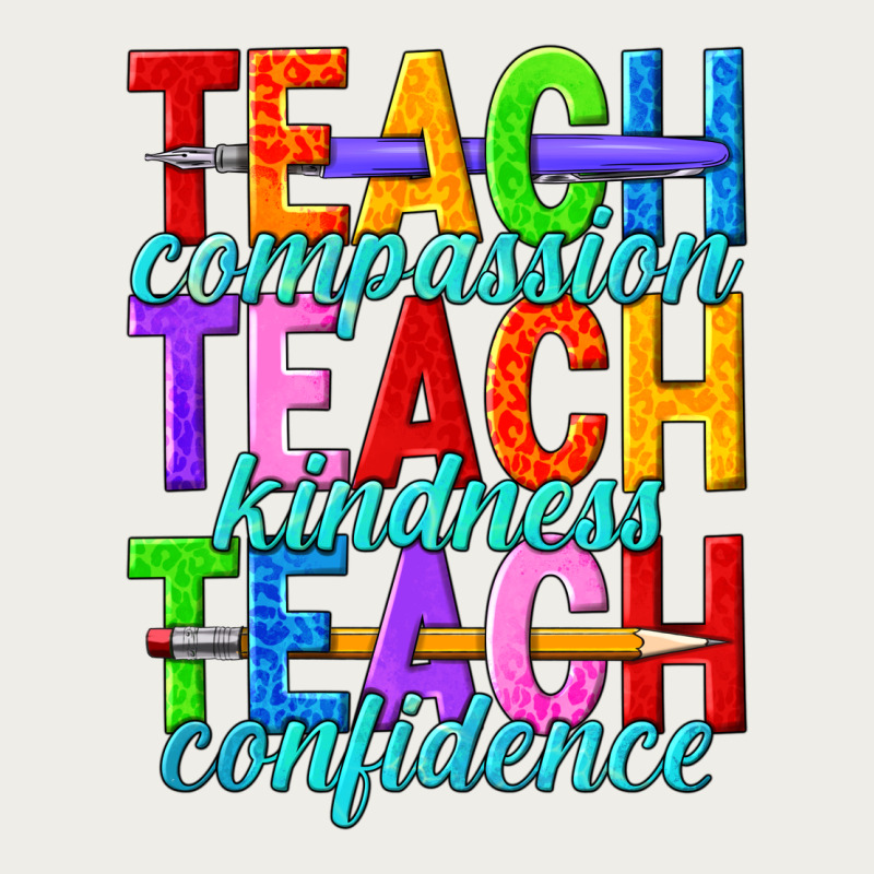 Teach Compassion Teach Kindness Teach Confidence Zipper Hoodie by texasbilliewilder | Teevron
