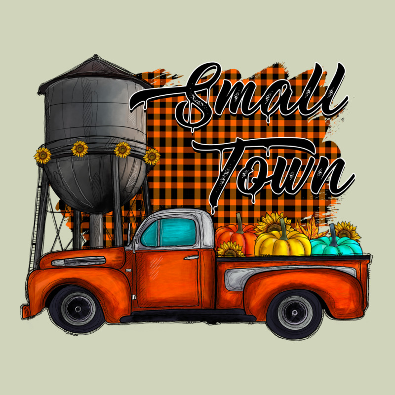 Small Town Fall Heavyweight Hoodie by CowhideDigitalArt | Teevron