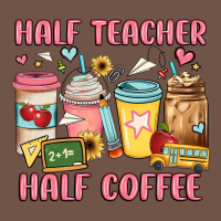 Half Teacher Half Coffee Premium Sweatshirt | Teevron