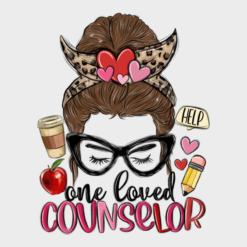 Messy Bun One Loved Counselor Urban Hoodie by MaliasSmallBusiness | Teevron