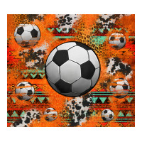 soccer aztec glitter tumbler | Teevron